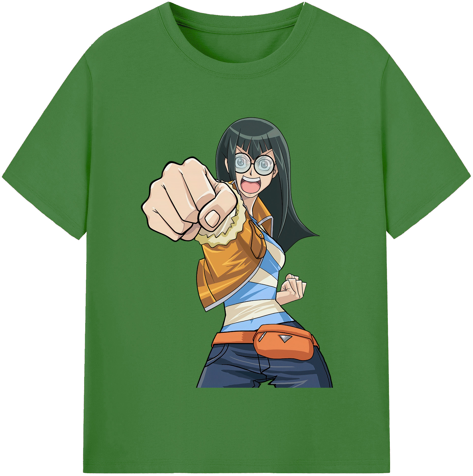 （画像用） 遊☆戯☆王 Yu-Gi-Oh! レディースカジュアルプリントTシャツ（綿100％）
